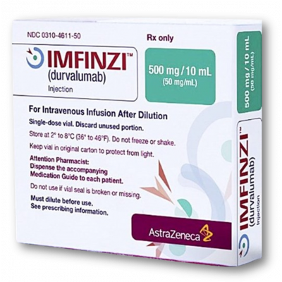 IMFINZI 500 MG / 10 ML ( DURVALUMAB 50 MG / ML ) CONCENTRATE FOR DILUTION FOR IV INFUSION 10 ML VIAL
